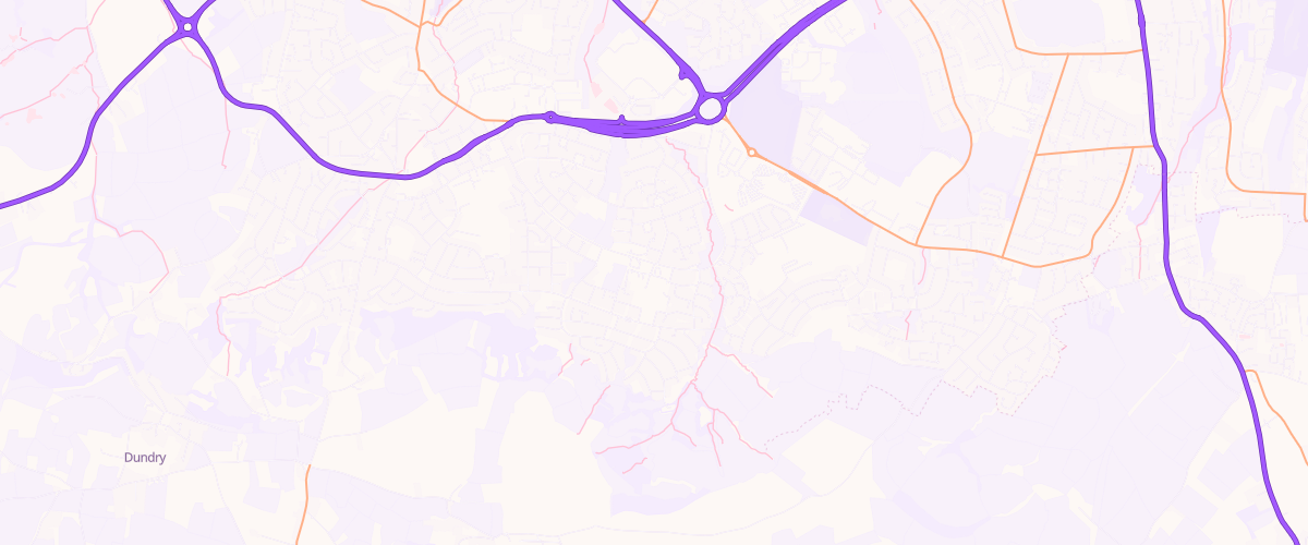 Map showing the location of Mfg Morrisons Bristol Hartcliffe