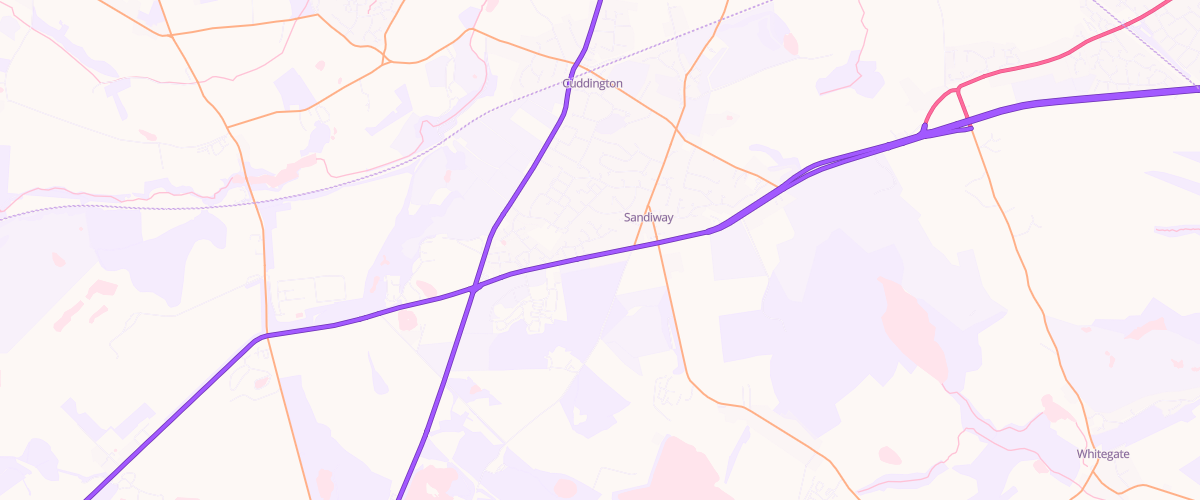 Map showing the location of Shell Little Waitrose Sandiway
