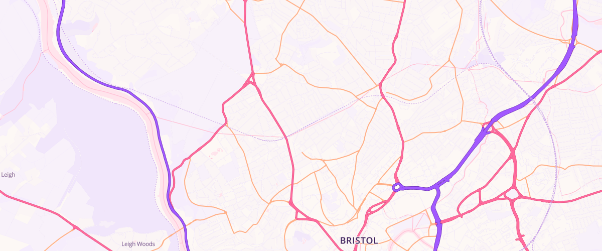 Map showing the location of Mfg Redland
