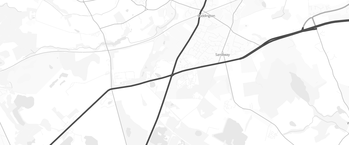 Map showing the location of Shell Little Waitrose Sandiway