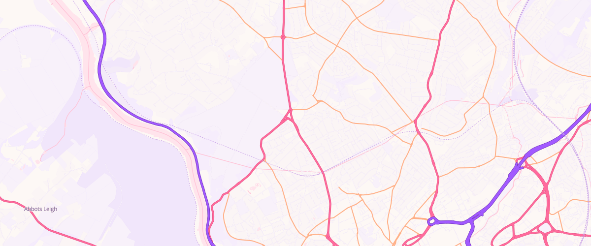 Map showing the location of Asda Bristol Whiteladies Road