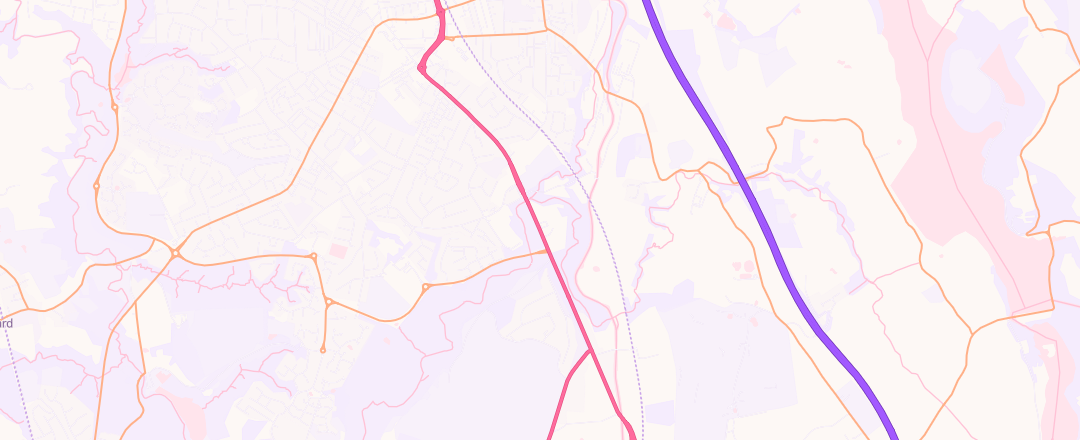 Map showing Yarrow Bridge Garage, Chorley