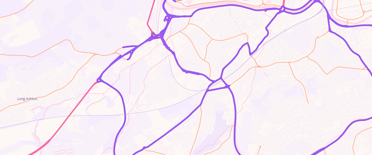 Map showing the location of Sainsburys Winterstoke Road