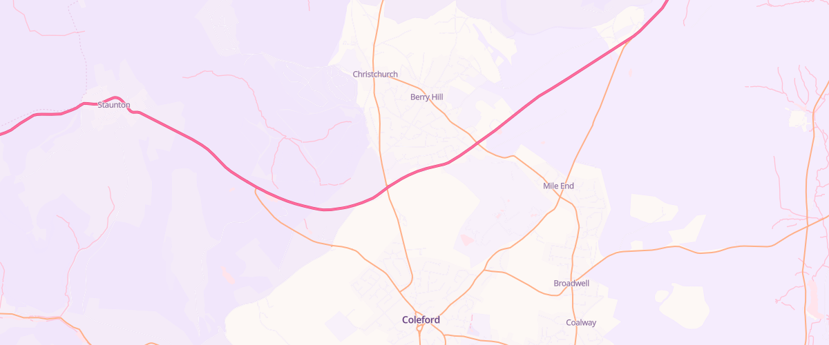 Map showing the location of Lowerlane