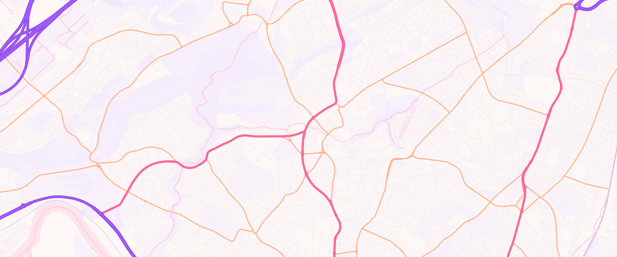 Map showing the location of Falcondale Sf Connect