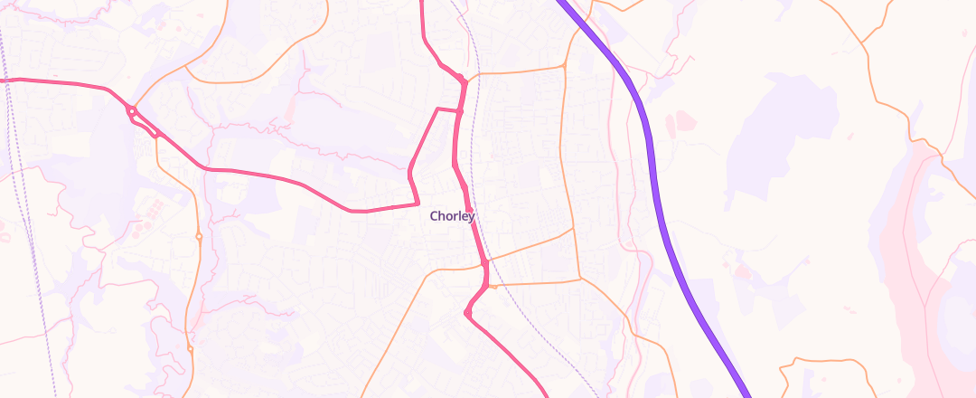Map showing Autocentre Ltd, Chorley