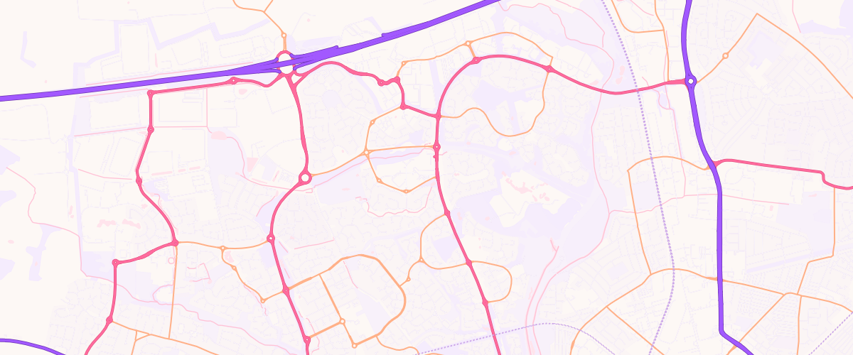 Map showing the location of Asda Westbrook Superstore