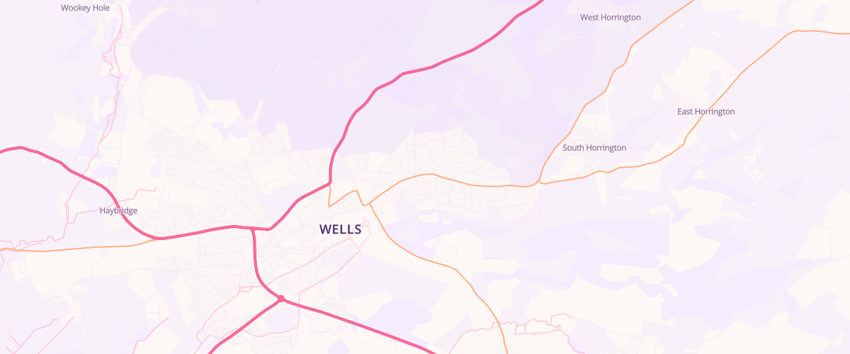 Map showing the location of Mfg Wells