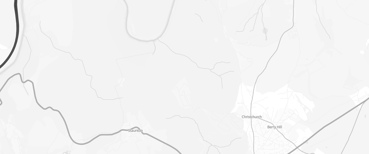Map showing the location of Asda Monmouth North Express