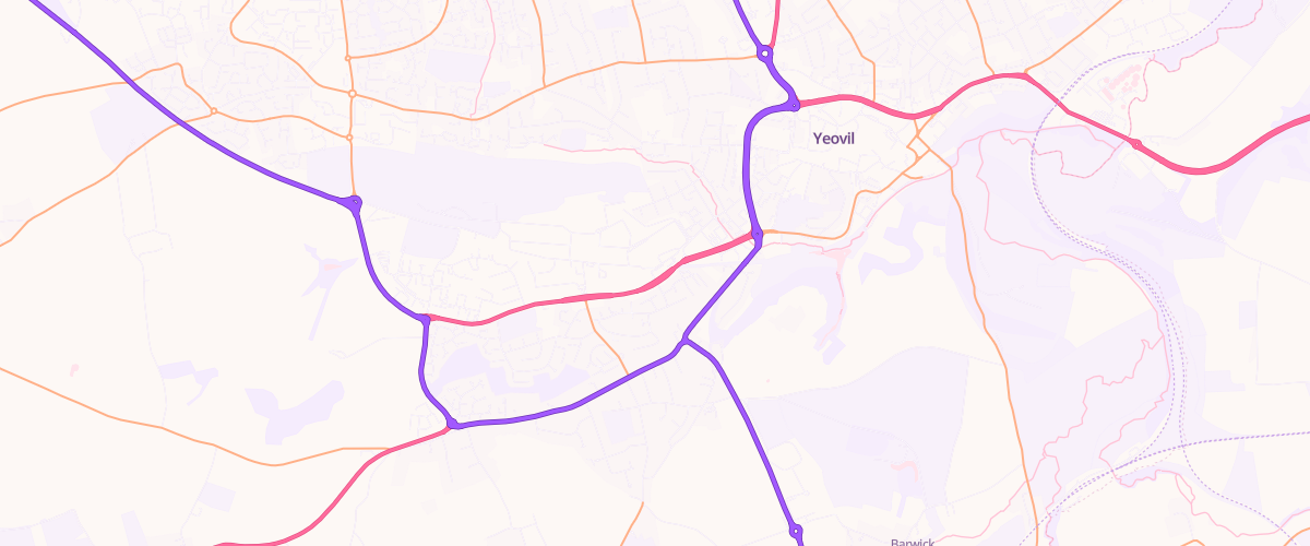 Map showing the location of Mfg Morrisons Yeovil