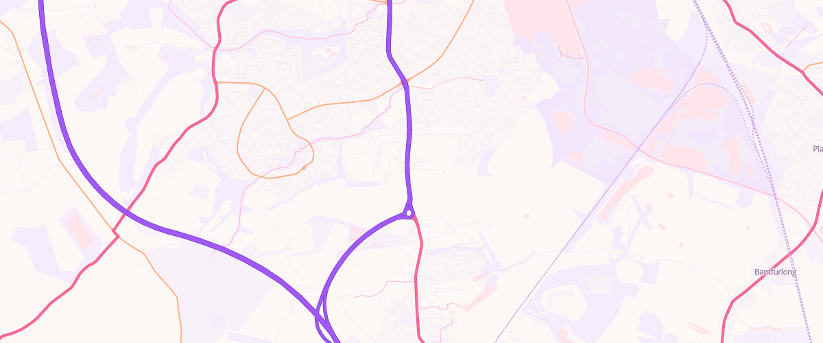 Map showing the location of Shell Goose Green Service