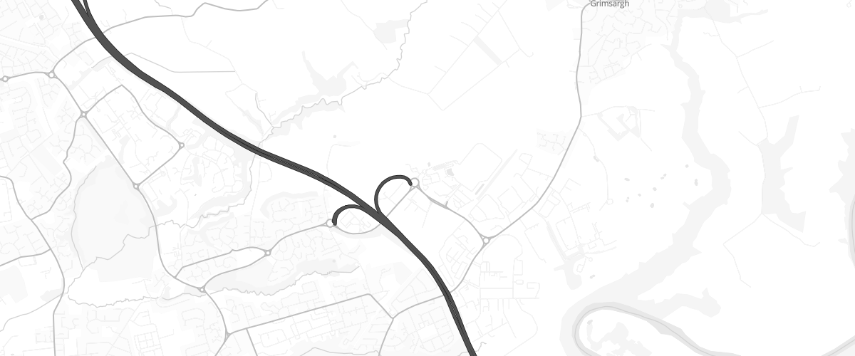 Map showing the location of Gem Bluebell Way
