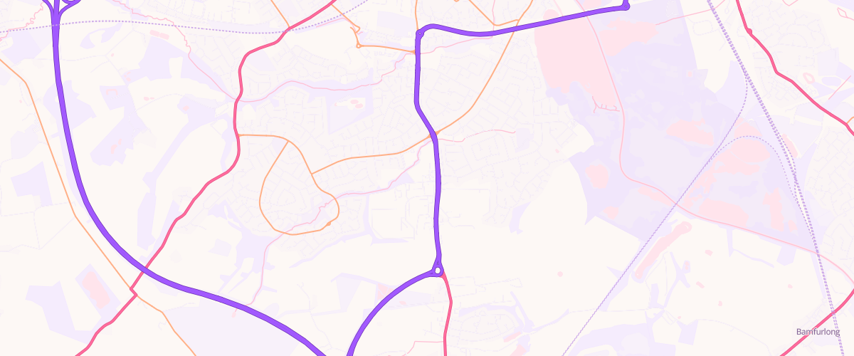 Map showing the location of Sainsburys Wigan