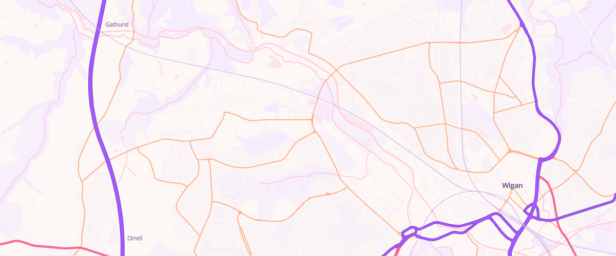Map showing the location of Pgg Scot Lane