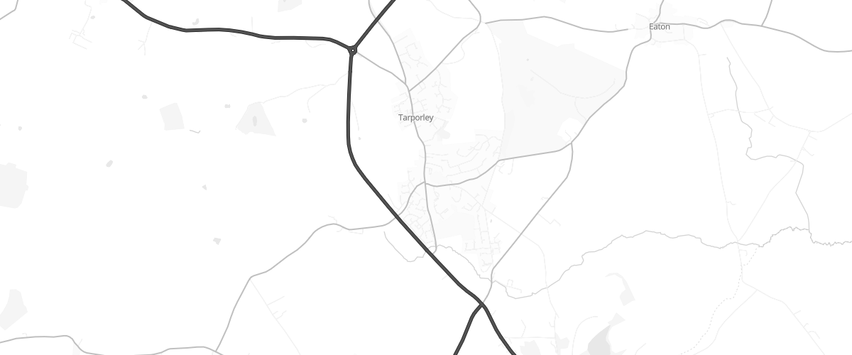 Map showing the location of Gem Tarporley
