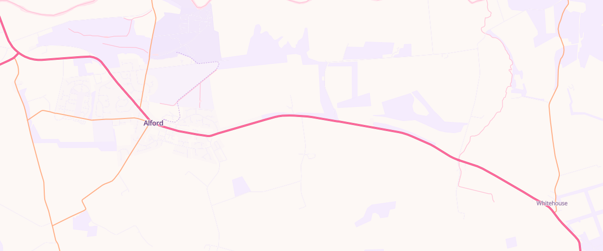 Map showing the location of K&a Anderson