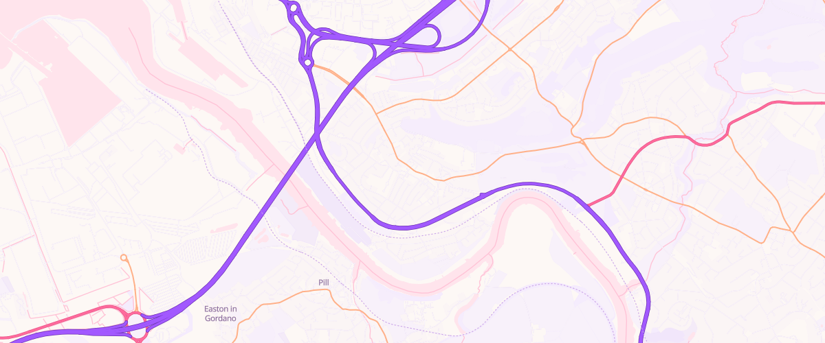 Map showing the location of Asda Shirehampton Express Petrol