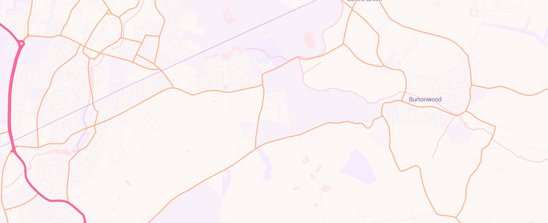 Map showing Motor Mckanic, St Helens