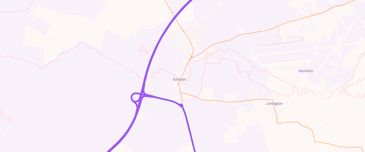 Map showing the location of Central Convenience Ilchester Garage