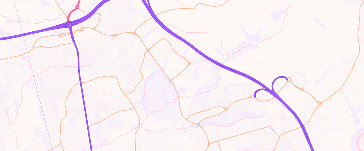 Map showing the location of Asda Fulwood Superstore