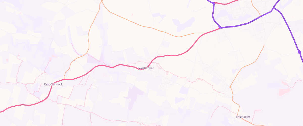 Map showing the location of West Coker Garage Limited