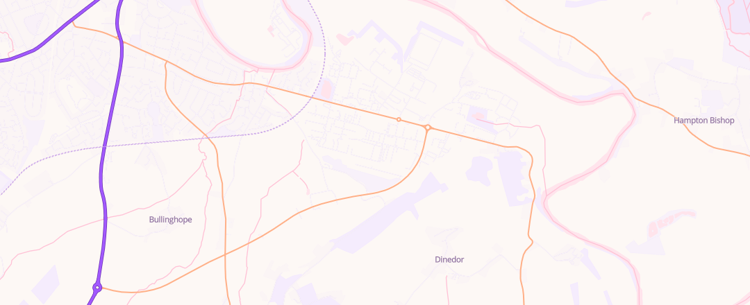 Map showing Wingdray Ltd, Hereford