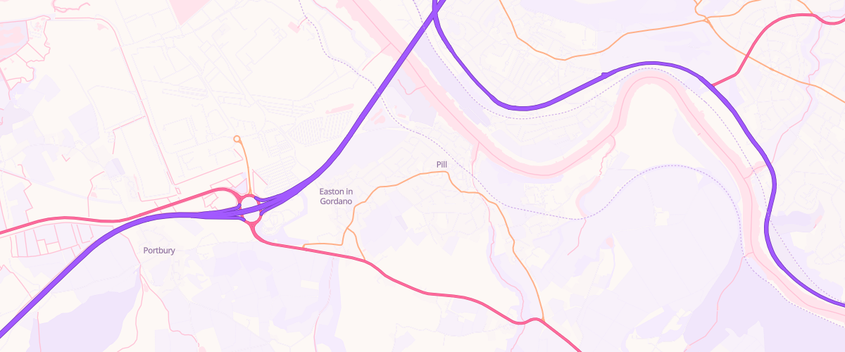 Map showing the location of Lodway Service Station Ltd