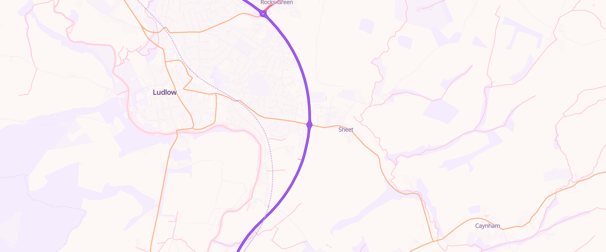 Map showing the location of Tgc Ludlow