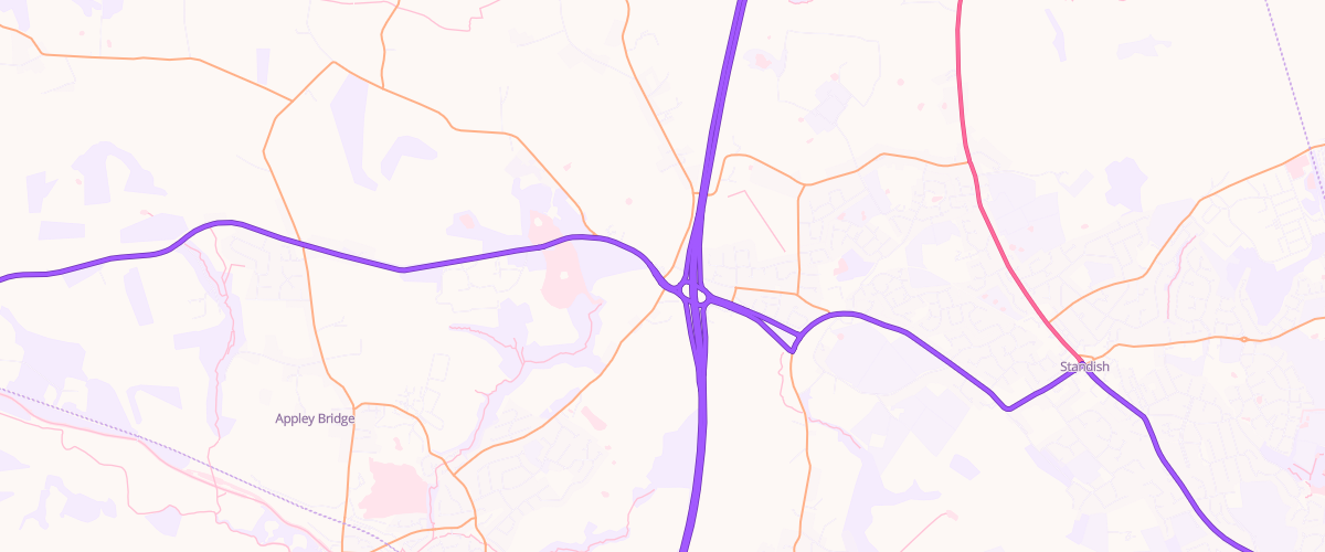 Map showing the location of Mfg Crow Orchard