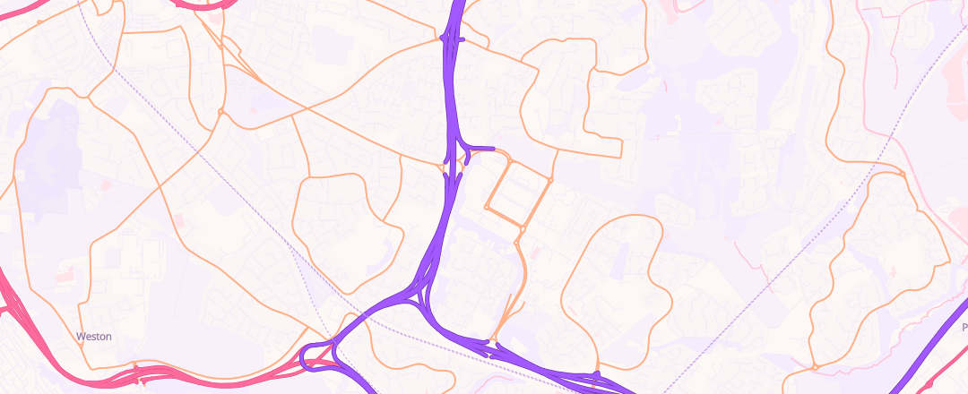 Map showing Pentagon Ford Runcorn, Runcorn