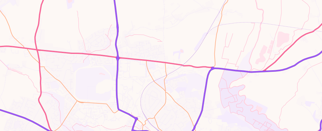 Map showing Cotswold Hereford, Hereford