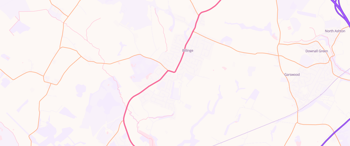 Map showing the location of Gem Billinge