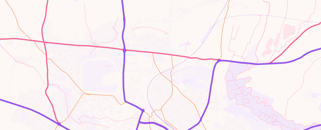 Map showing Cotswold Hereford Prep, Hereford