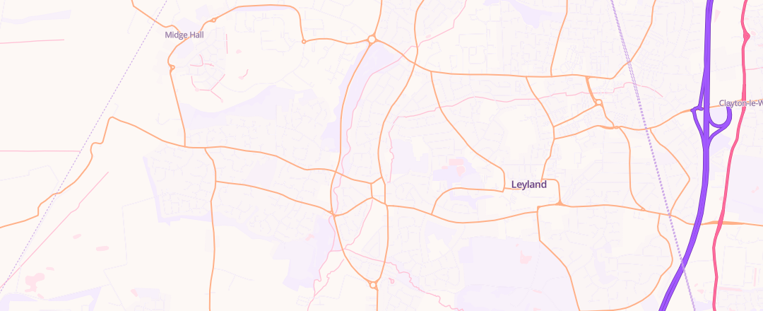 Map showing Ats Euromaster Limited, Leyland