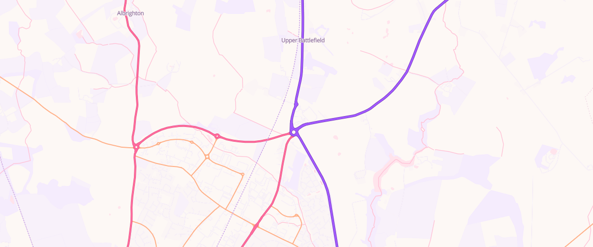 Map showing the location of Br Battlefield
