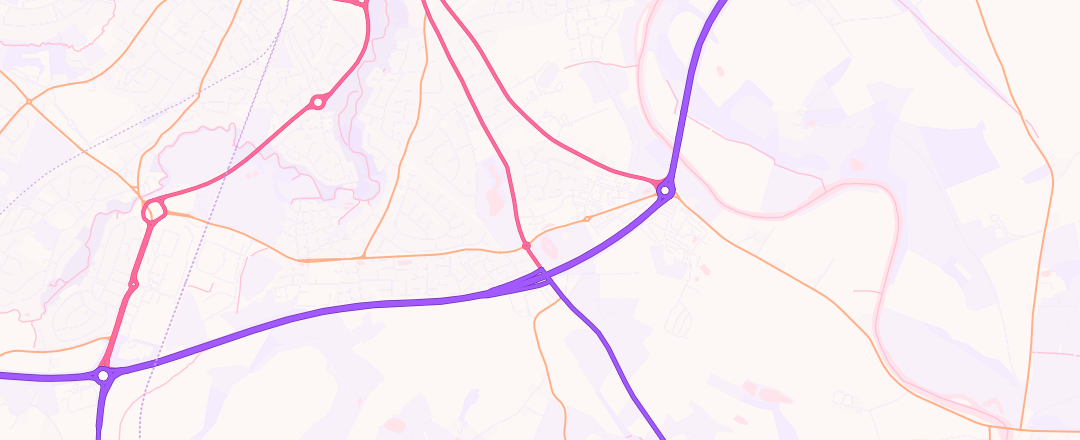 Map showing Hatfields Landrover Hull, Shrewsbury