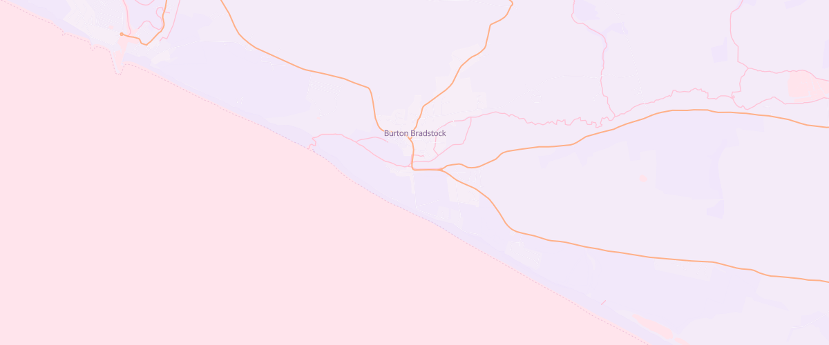 Map showing the location of Central Convenience Burton Bradstock