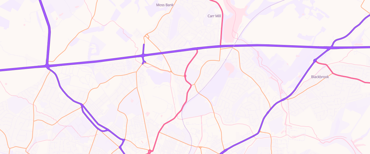Map showing the location of Haresfinch