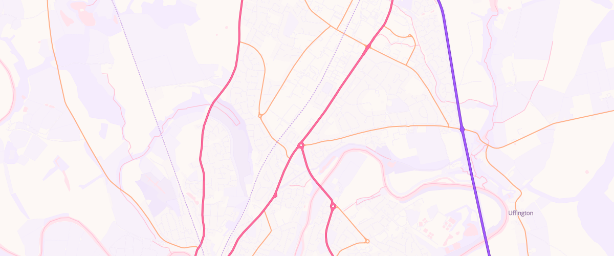 Map showing the location of Mfg Morrisons Shrewsbury