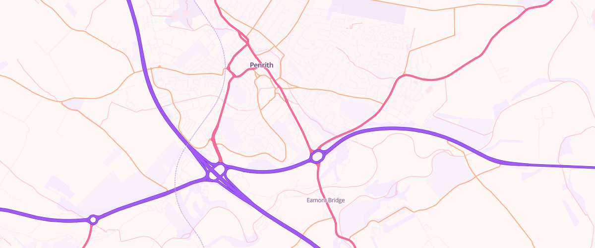Map showing the location of Asda Bridge Lane Express