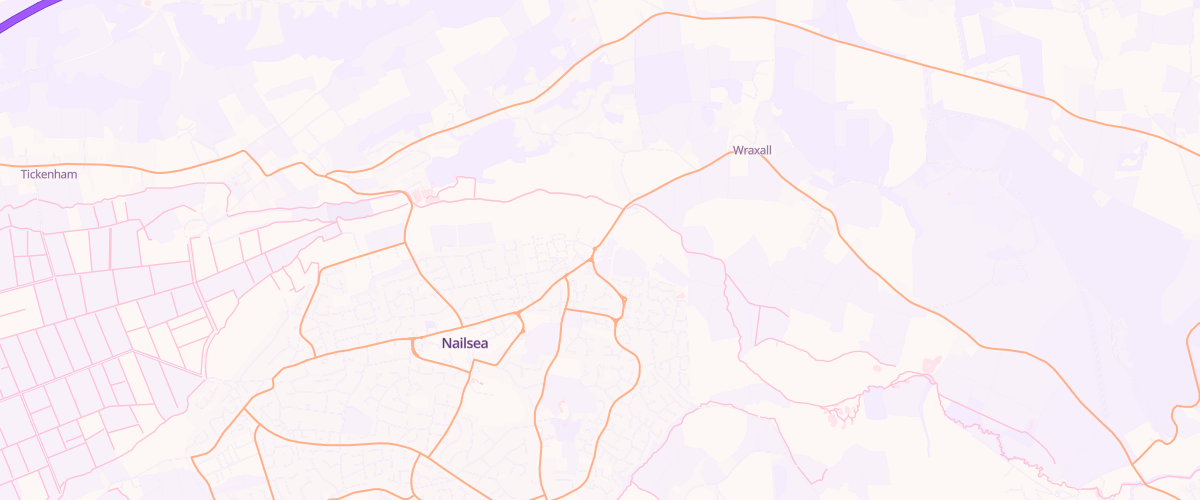 Map showing the location of Tout's Nailsea