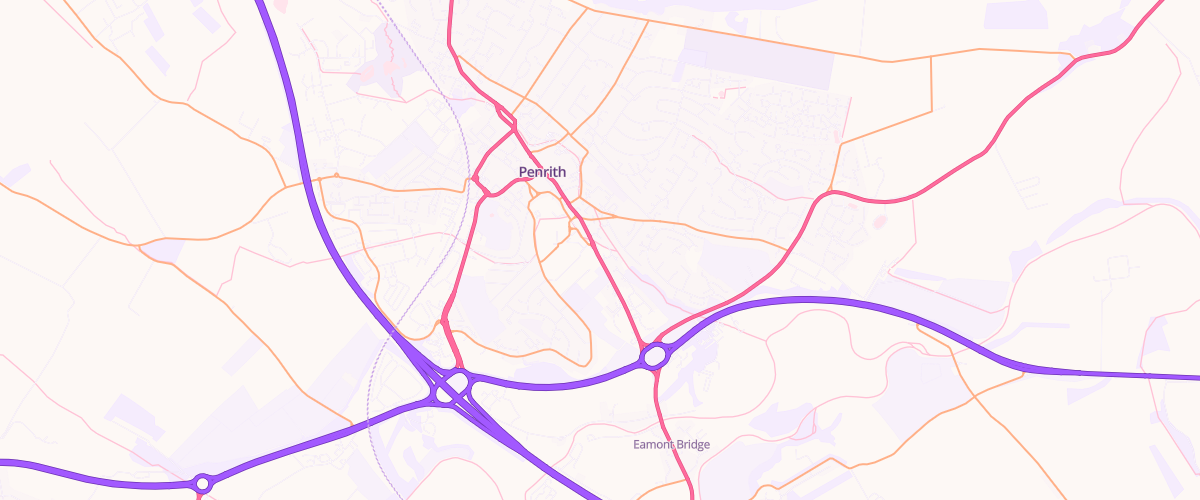 Map showing the location of Shell Penrith