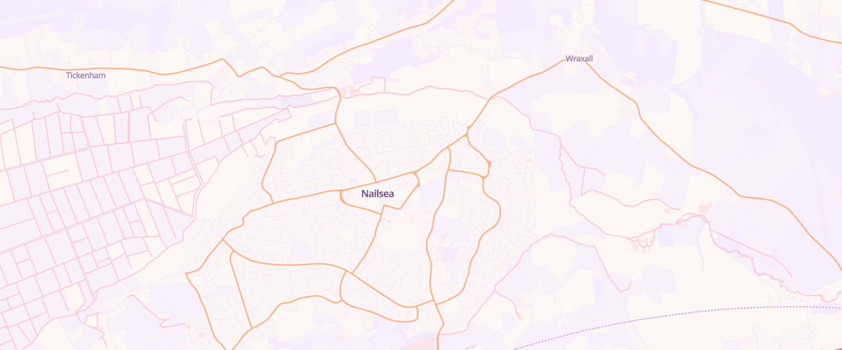 Map showing the location of Nailsea Superstore Petrol Filling