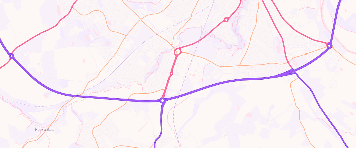 Map showing the location of Sainsburys Shrewsbury