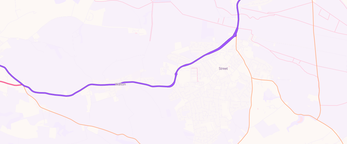 Map showing the location of Sainsburys Street