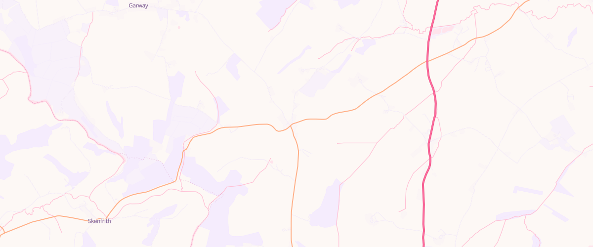 Map showing the location of Broad Oak Garage