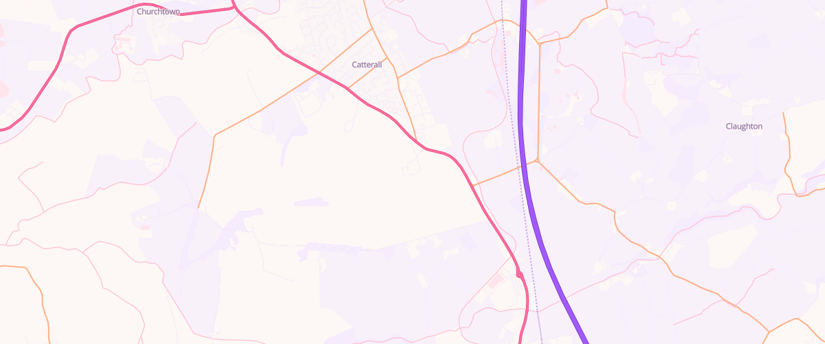 Map showing the location of M S L Follen