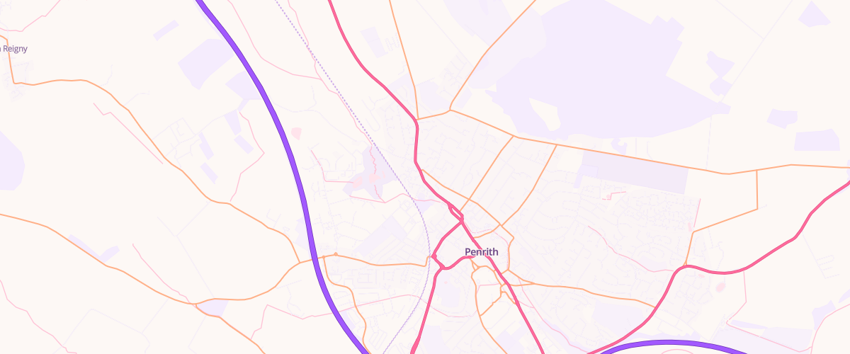 Map showing the location of Townhead Filling Station