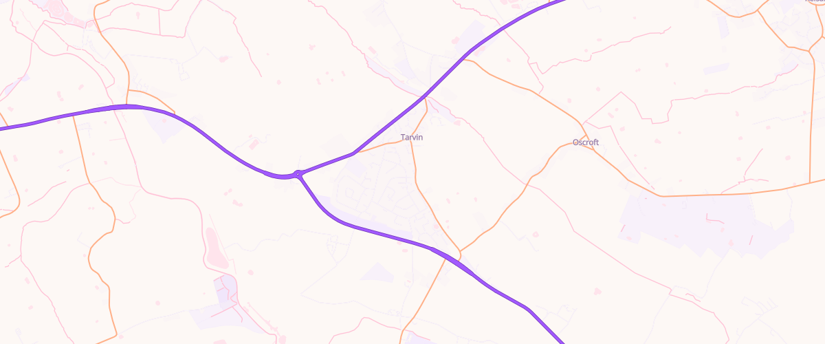 Map showing the location of Greenacre Garage