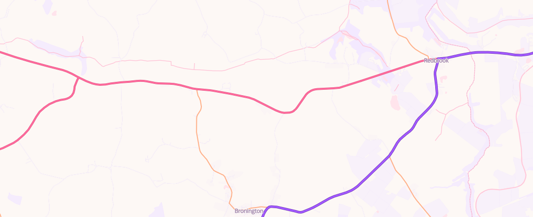 Map showing Border Garage, Whitchurch